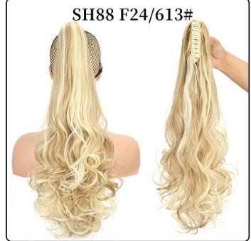 Fluffy Natural Lifelike Claw Clip Ponytail Wholesale