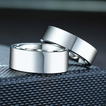 3/4/6/8mm Wide Stainless Steel Rings High Polished New Fashion Classic And Generous For Men's And Women's Кольцо Jewelry Gift