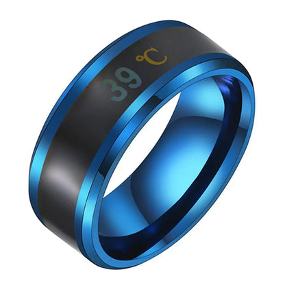 New Intelligent Sensor Temperature Letter Ring 2023 New fashion