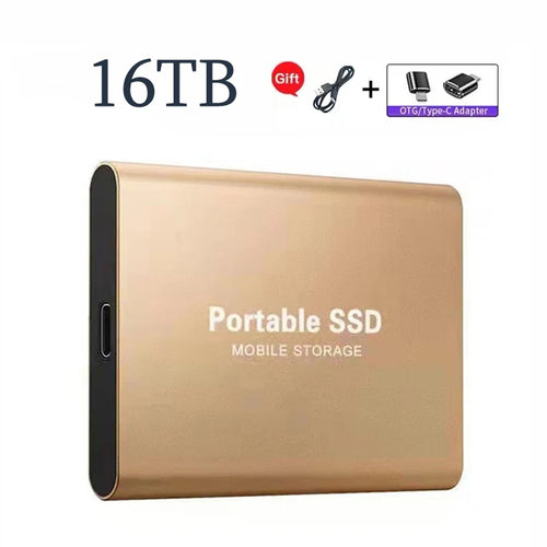 External SSD Hard Drive 1TB External Hard Disk 2TB High-Speed hard ssd