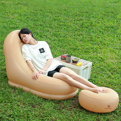 Camp Foldable Lazy Bag Air Sofa Beach Outdoor Romantic Air Sofa Nature Inflatable Relexing Indoor Lounge Chair Toldos Camp Stuff