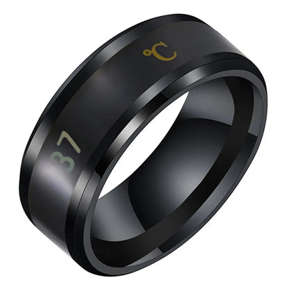 New Intelligent Sensor Temperature Letter Ring 2023 New fashion