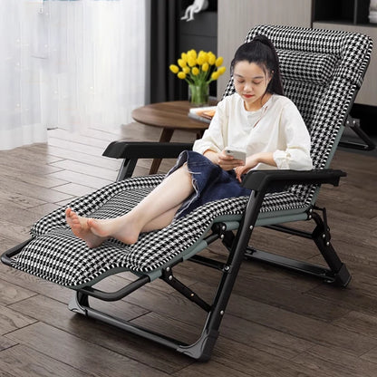 Massage Living Room Lounge Chair Lazy Sofa Relax Reading Outdoor Lounge Chair Folding Single Silla Plegable Furniture LJ50TY