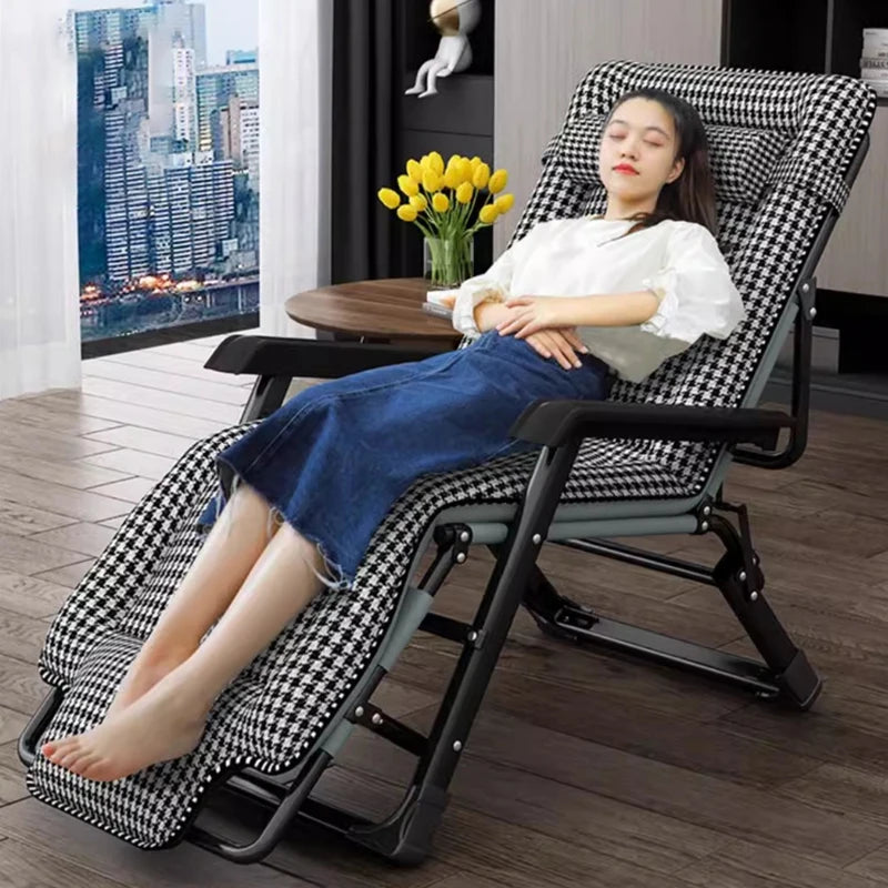 Massage Living Room Lounge Chair Lazy Sofa Relax Reading Outdoor Lounge Chair Folding Single Silla Plegable Furniture LJ50TY