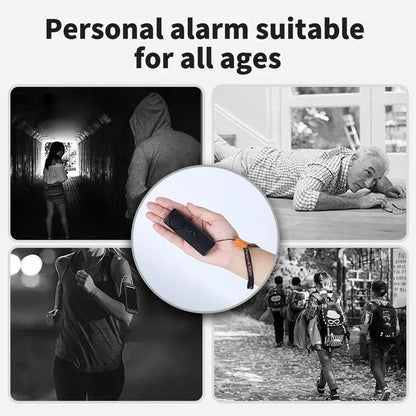 125dB Self Defense Keychain for Girls Women Elderly Child Personal Shocker Scream Emergency Alarm Tool Security Protection Alert