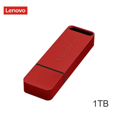 Lenovo Pen Drive 2TB High Speed Flash Memory Metal Pendrive 1TB Flash