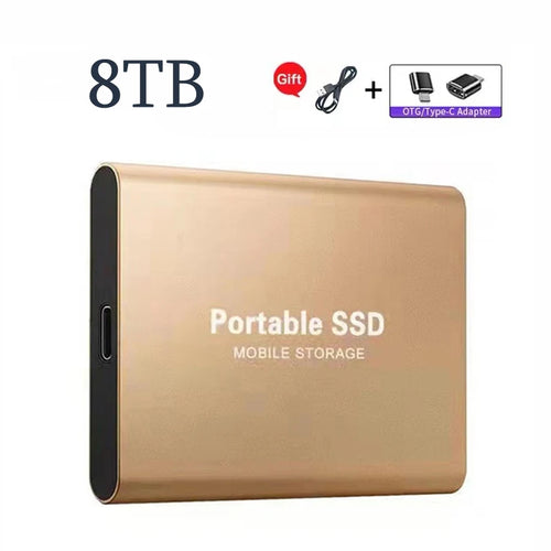 External SSD Hard Drive 1TB External Hard Disk 2TB High-Speed hard ssd